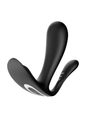 3 en 1 Vibromasseurs et stimulateur clitoridien noir connecté Top Secret + Satisfyer - CC597754